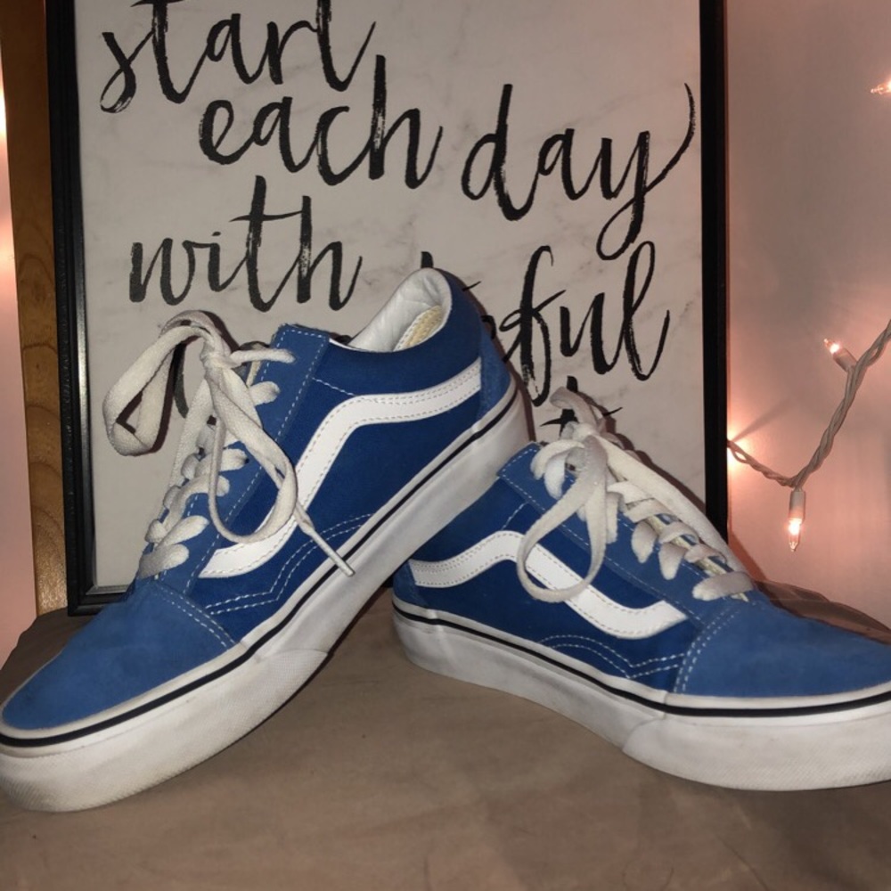 Blue Vans size 7(no haggle prices)